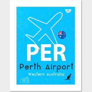 PER airport b Posters and Art